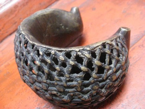 Heavy Vintage Tribal African Arm Band/Bracelet from Mali.