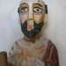 Mexican Wooden Religious Figurine with Staff