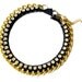 Modern Statement Necklace -Black, Grey-Shipping with tracking