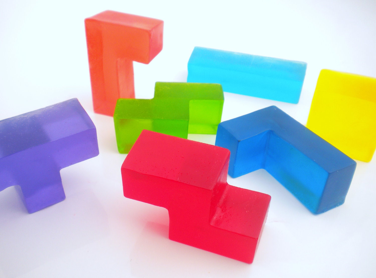 Tetris Block Soap - Set of 7