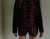 1950s 1960s Swedish Holiday Sweater