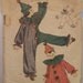 Vintage 1950's Advance 707 Pattern for Clown Costume in Childs' Size Medium