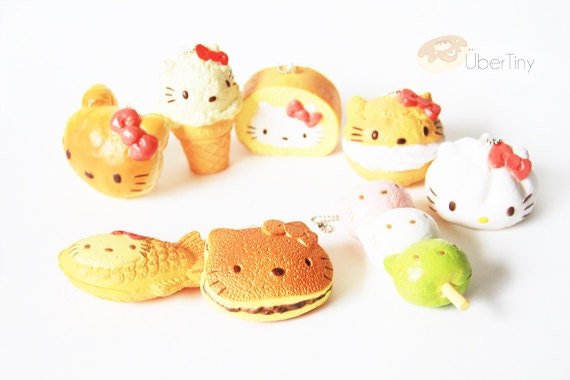 Hello Kitty Re-ment Squishy Necklace - Petit Pastries
