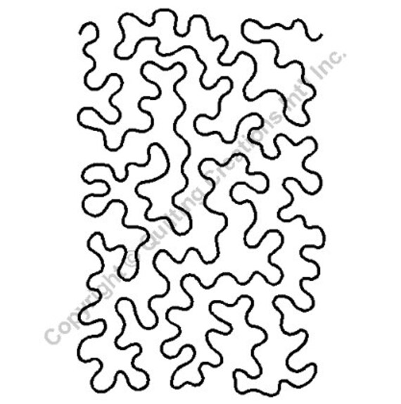 Quilt Stencil Small Stipple 699 by GrandmaSaidSew on Etsy