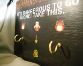 2 Hook Legend of Zelda Inspired Key Hanger