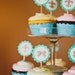 Tiffany Blue Party & Shower DIY Decoration Package (PomPoms, Garlands, Cupcake Deco, etc.)