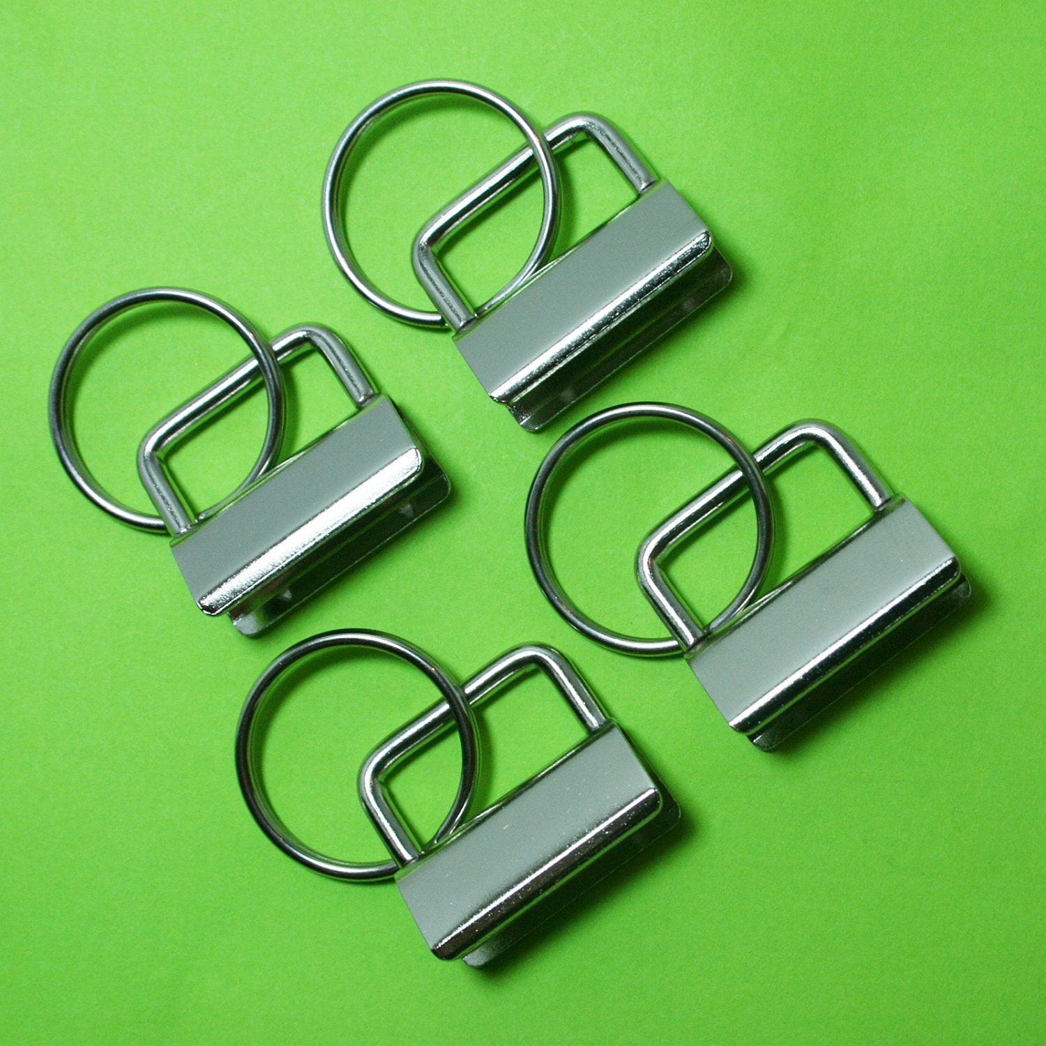 100 Sets Key Fob Hardware 1 inch
