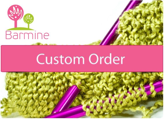 CUSTOM ORDER for Morgan.