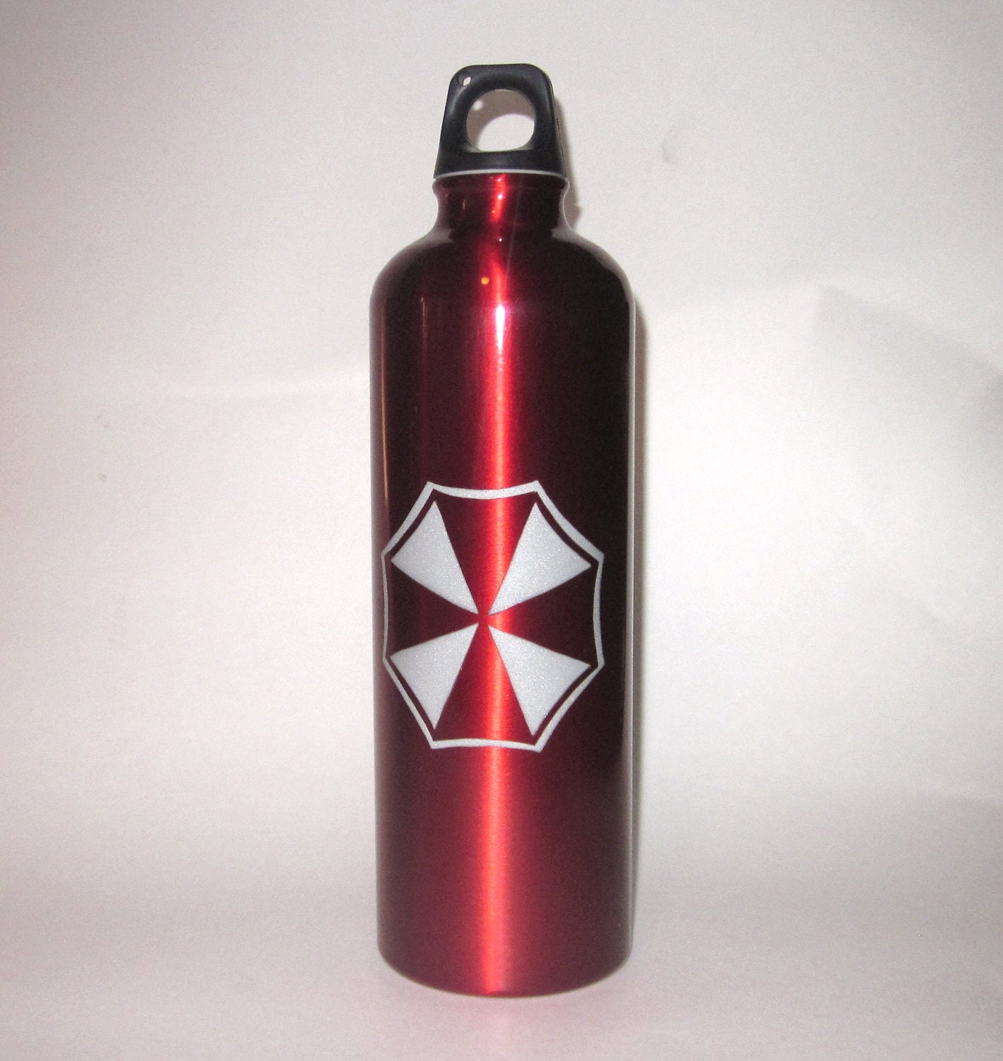 Resident Evil Inspired Umbrella Corporation Etched Aluminum Water Bottle