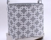 14x10x14 Storage Basket, Laundry Toy Bin Storage Container - Gotcha Grey Fabric