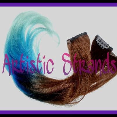 B L U E Dream by Artistic Strands //Ombre Hair Extension - Weft - Clip Ins - Ombre / Eight (8) Piece Set / Original Signature Hair Color