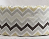 14" Self Warming Cat Bed in Neutral Chevron