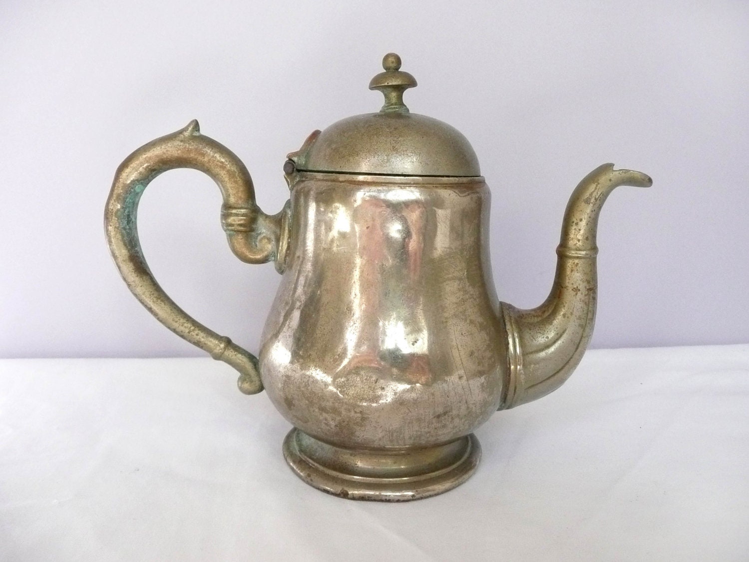 Antique silver coffee pot vintage ornate by toastandmarmalade1