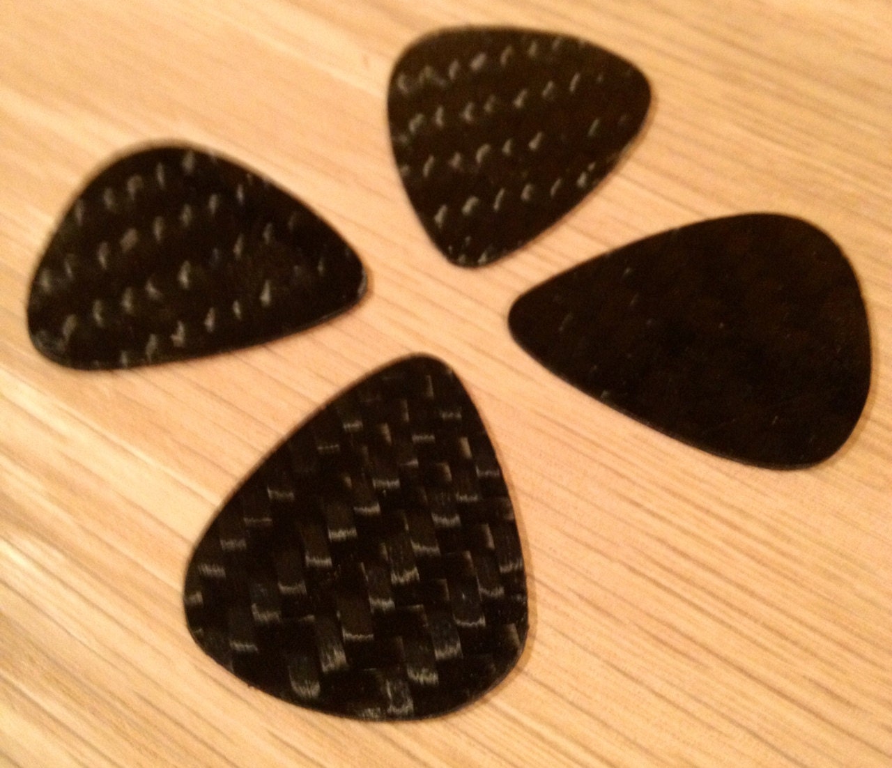 HandShaped Carbon Fiber Guitar Pick by on Etsy