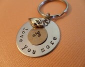 Love you More Keychain