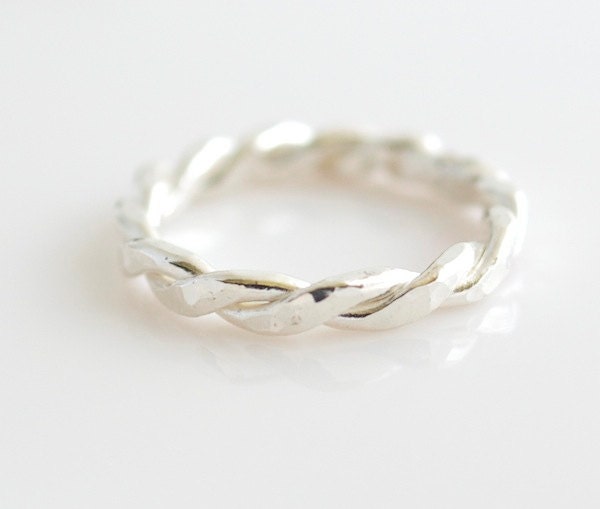 Fine Silver Ring - Stacking Ring - Silver Ring