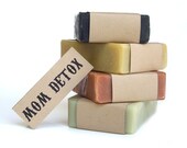 Soap gift set - DETOX - Vegan Soap, womens gift set, Unscented Soap, All Natural Soap gift set, Handmade Soap,
