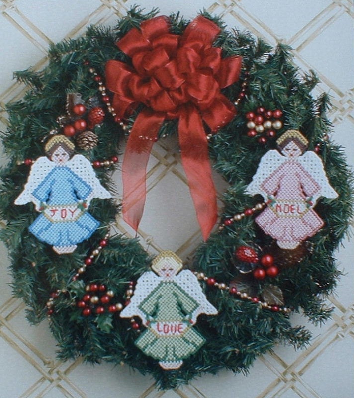 ANGEL TRIO CHRISTMAS Plastic Canvas Pattern by OneDollarDaisy