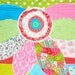 Quilt, Pink Damask, Flowers, Teenagers, Girls, Wall Hanging, Polka Dot, Black and White, Red, Lime Green, Patchwork, Turquoise, Roses