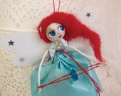 MADE TO ORDER - Miniature angel art doll
