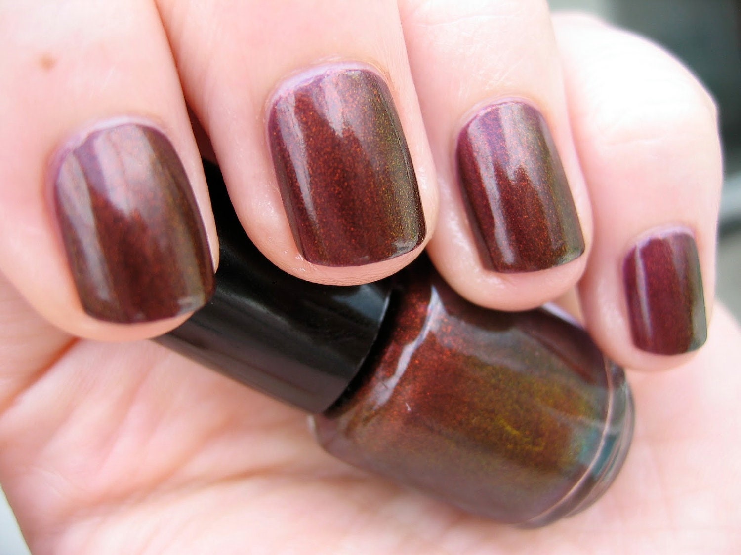 Phoenix Feathers Duochrome Color Shifting Purple Custom Nail Polish 15mL