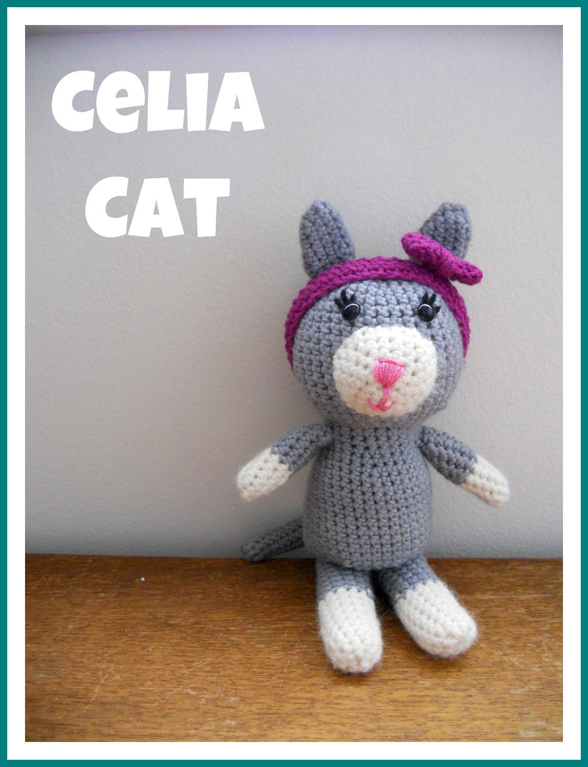 Celia Cat - Crochet Pattern PDF