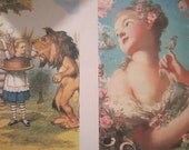 mixed batch of photocopies 4 scrapbooking altered arts crafts prints can be framed wall candy wizard of oz alice in wonderland