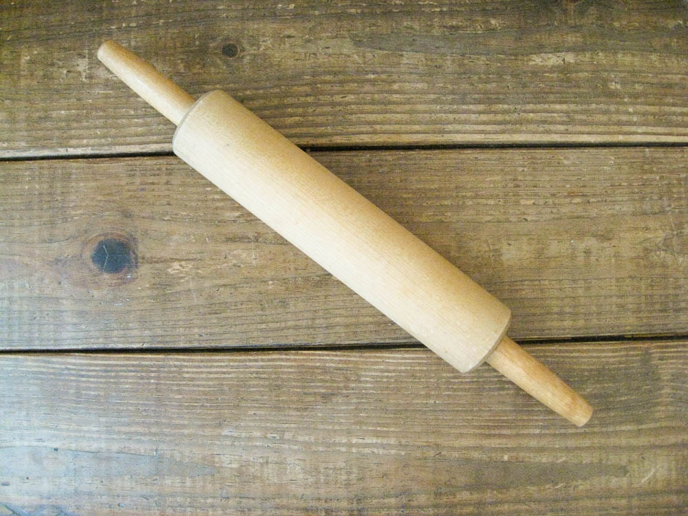 Mid century wooden rolling pin