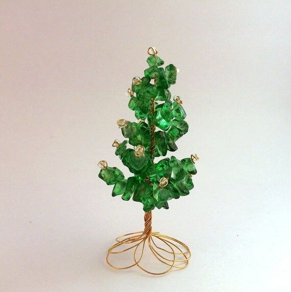 items similar to miniature beaded wire christmas tree gift items similar to miniature beaded wire christmas tree gift