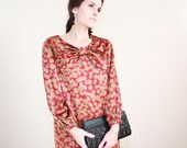 PETITES - LAST MEDIUM Sploge Long Sleeve Pullover Shift Dress with Bow
