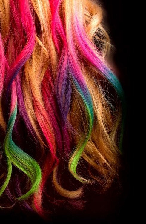 Hair Chalk, Temporary Color For Your Hair - Dip Dye Pastels, Pick Your Color - ShareeBoutique