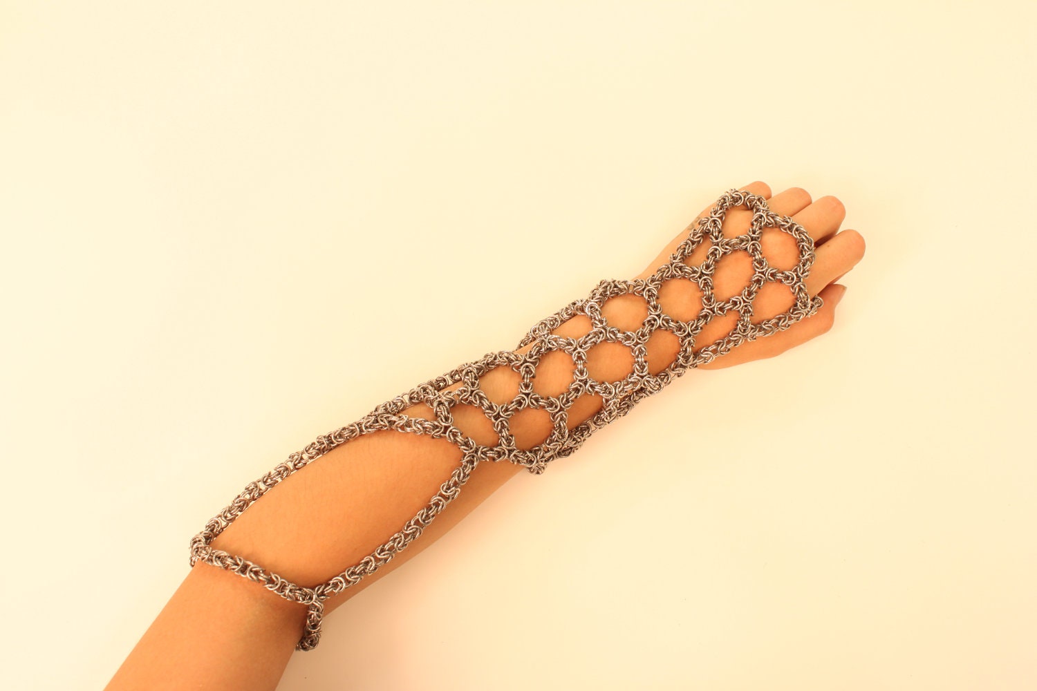 Custom Byzantine web Arm piece from Repetitive Motions