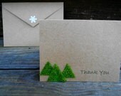 Christmas Thank You Cards, Rustic Christmas Card Sets, Holiday Card Sets