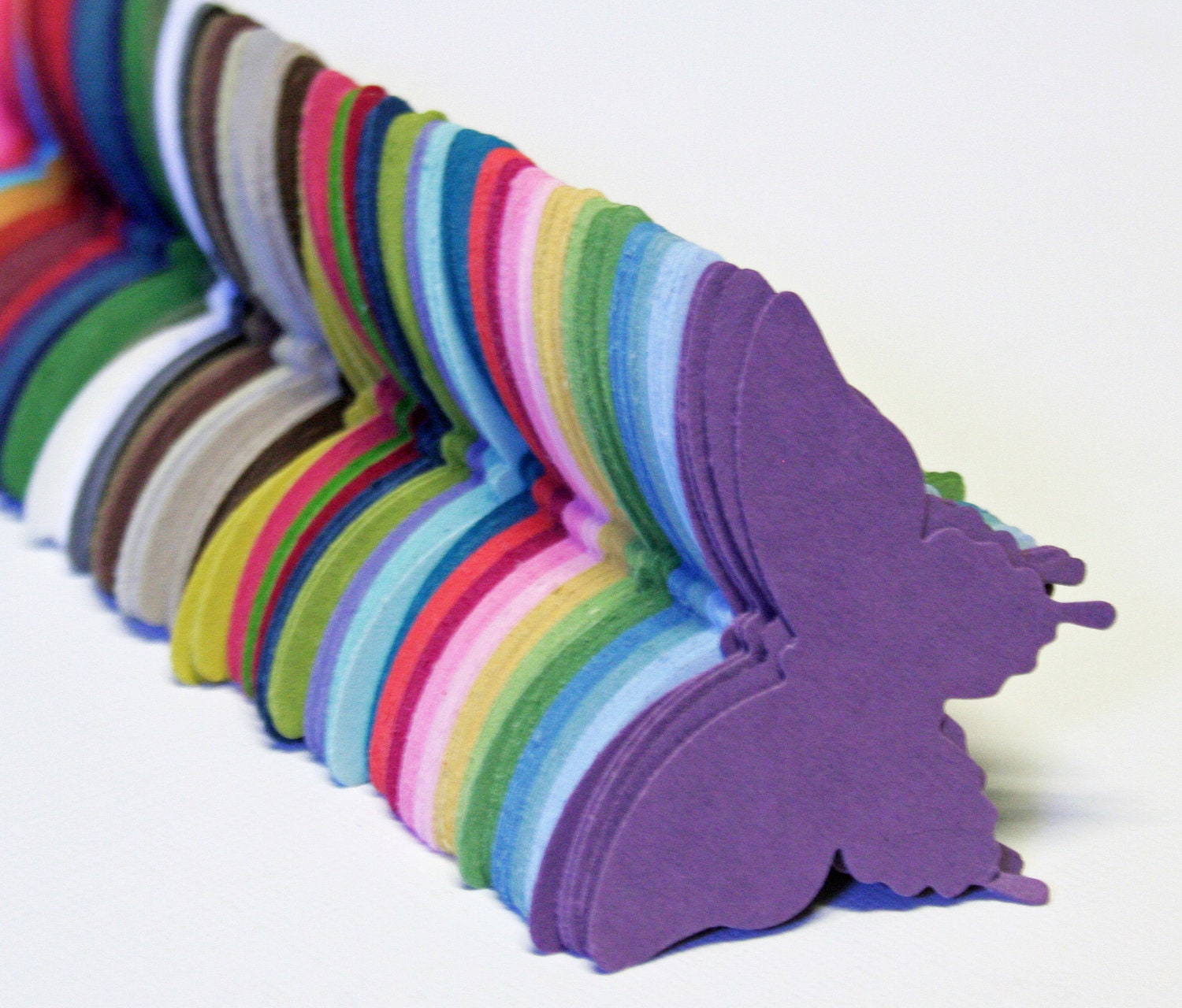 25 sweet paper butterflies die cuts