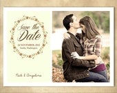 Save the Date Card Invite Template for photographer, photography and personal use