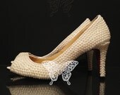 Leather 3" Heels, Luxury Stylish Peep Toe Pumps