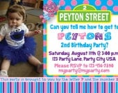 Abby Cadabby & Sesame Street Birthday Invitation - Custom Digital File Il_170x135