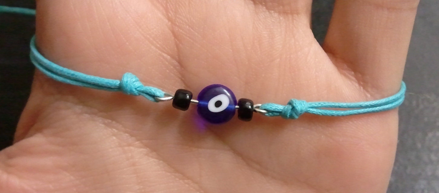 Evil Eye, Turkish Eye Adjustable Bracelet