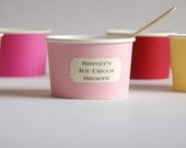 25 Pack - Ice Cream Social Cups - Completely Customizable, Perfect for Socials, Parties, Birthdays, Showers, and Holidays,  Pack of 25