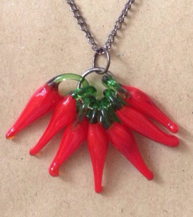 Chilli bunch necklace 