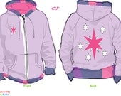 Twilight Sparkle Fleece Cosplay Hoodie - My Little Pony