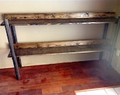 Rustic Handmade Wooden Bookshelf
