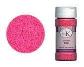 3.2 OZ. Pink Jimmies - Edible Cake Decoration - Baking Candy Making Party Supplies Il_170x135