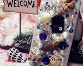 iphone 4 case iPhone 5 case handmade unique nautical Ocean iphone case Beach sea Seashell shell iphone 4s case sandy samsung galaxy s3 case
