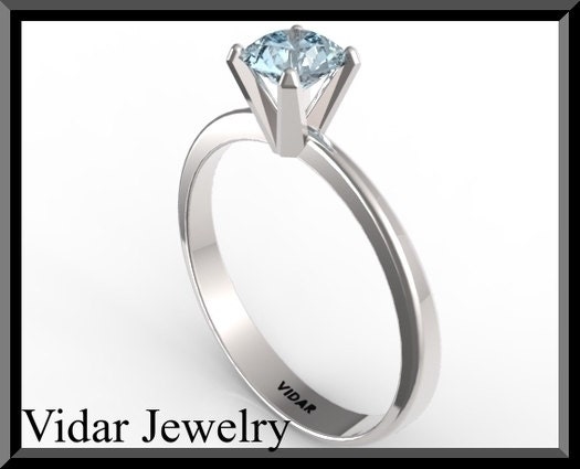 Silver Engamenet Ring,tiffany engagement ring,Blue engagement Ring,Topaz,Solitaire,Unique,925 sterling silver,Custom,Jewelry,Ring.