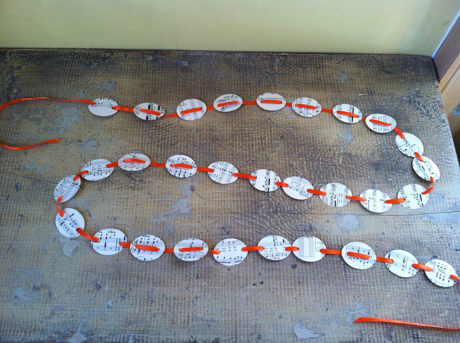 Musical Ribbon Garland