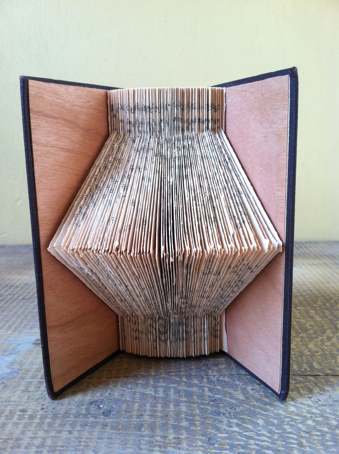 Browning's Poetry Folded Book Art