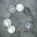 Indian Buffalo Nickel vintage antique 8 coins jewelry silver tone chain bracelet pendant charm men women fashion