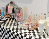 Retro Diner & Soda Shop EDITABLE text PRINTABLES Kit - as seen on HWTM