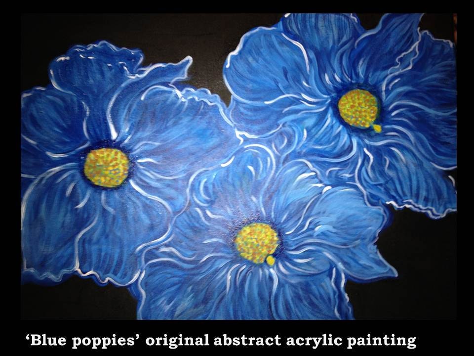 Blue. This painting is now sold.